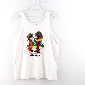 Vintage 90s Shit Different Island Jamaica Tank Top